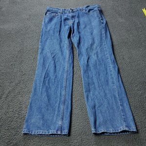 Berkley Jensen Straight Jeans Blue Cotton Denim Mens Size 35x31 Measured